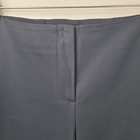 Armani Collezioni Women’s Navy Stretch Trousers with Side Elastic Panel Size 2 - Picture 8 of 12